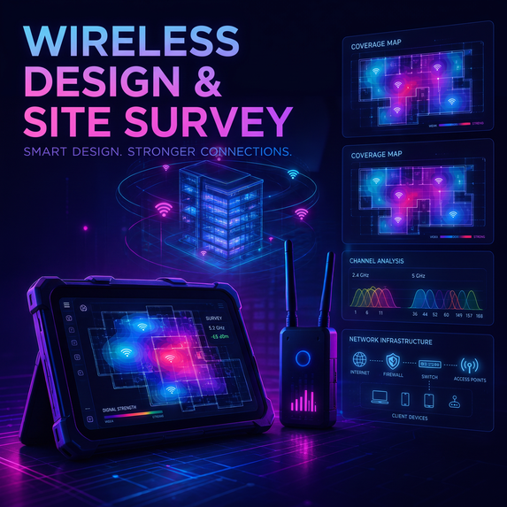 Wireless Design Site Survey 573x573